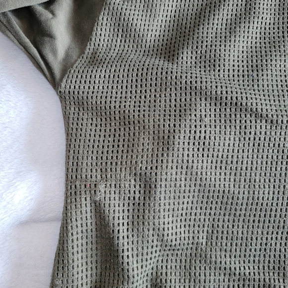 Nike mesh olive green windbreaker - Picture 3 of 3